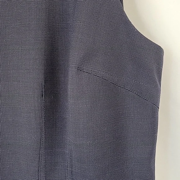 Elie Tahari Emory Wool Sheath Dress Grayed Navy Size 4 - Picture 7 of 15